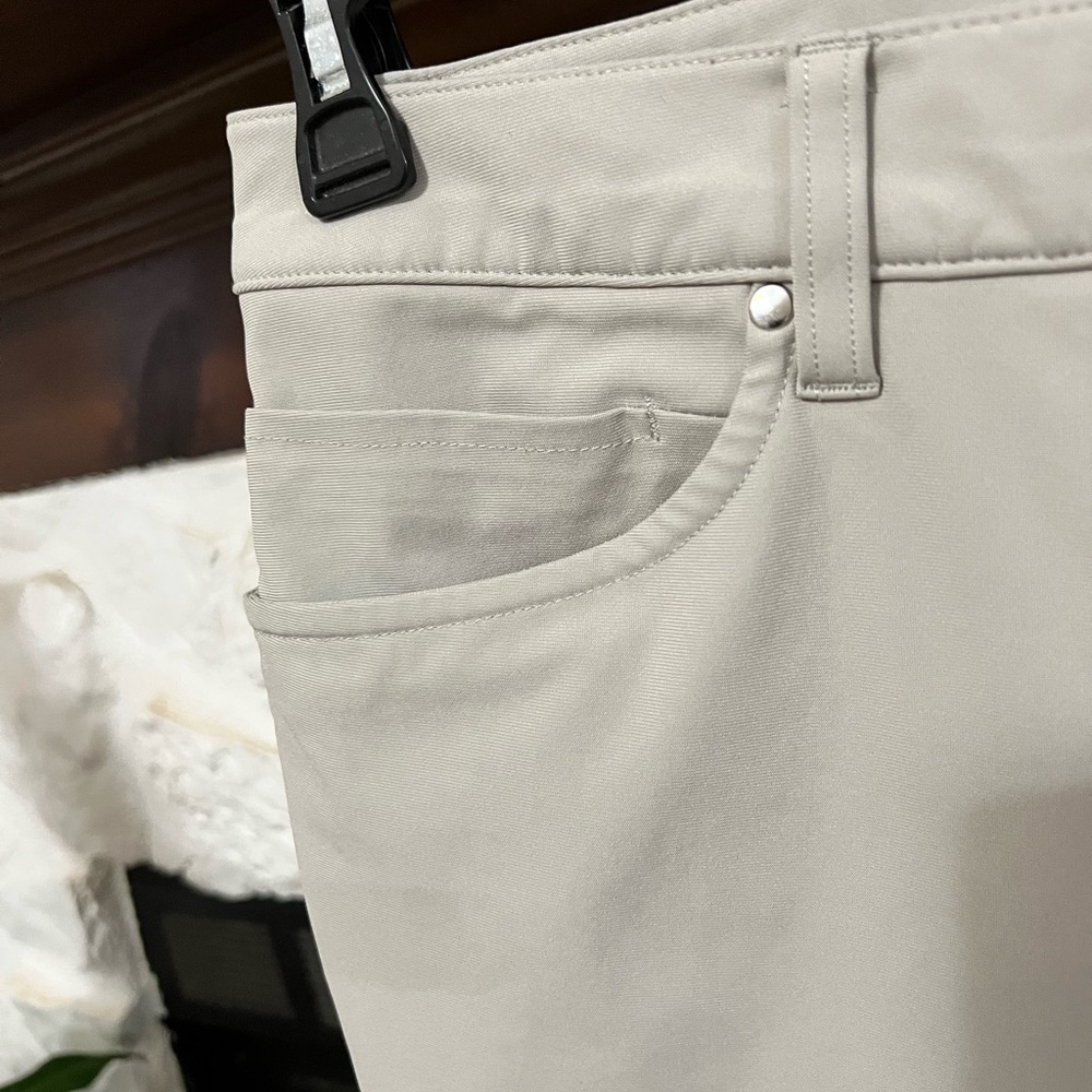 Lululemon Mens Size 31 ABC Classic Fit 5 Pocket Casual Pants Trousers 31 X 30 - Picture 9 of 12